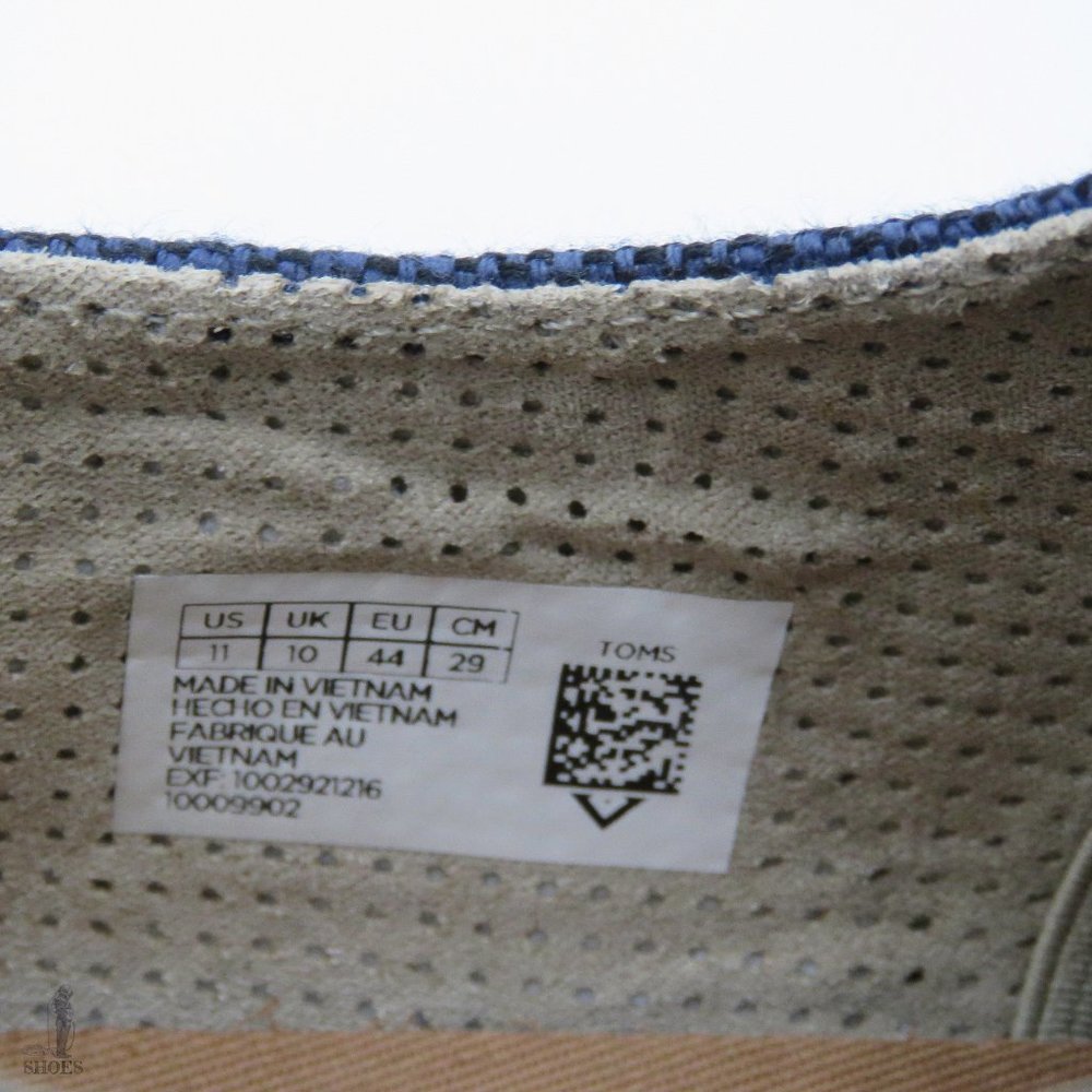 Toms Brogue Twill Oxford Classic Men's Size 11 - Picture 12 of 14